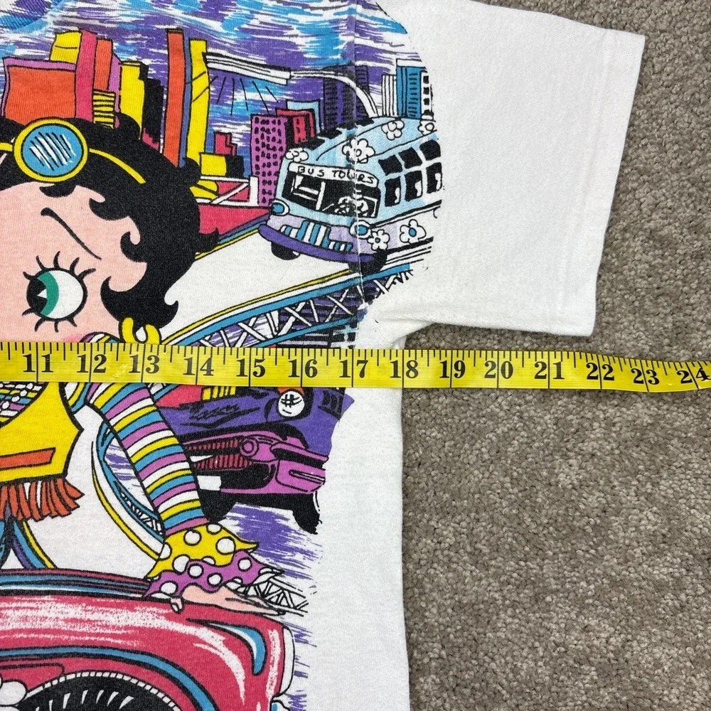 Vintage 1993 Betty Boop Big City Freeze AOP T Shirt Youth One Size Fits All